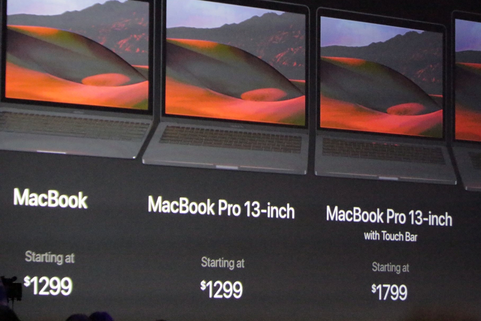新MacBook售价。