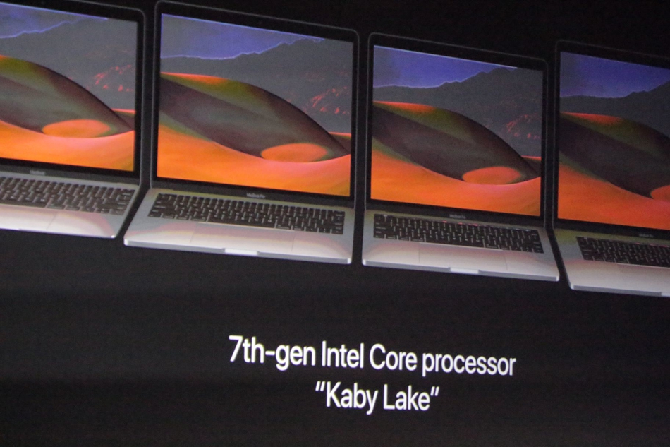 MacBook全系列也升级为第七代Intel处理器以及更快处理器。