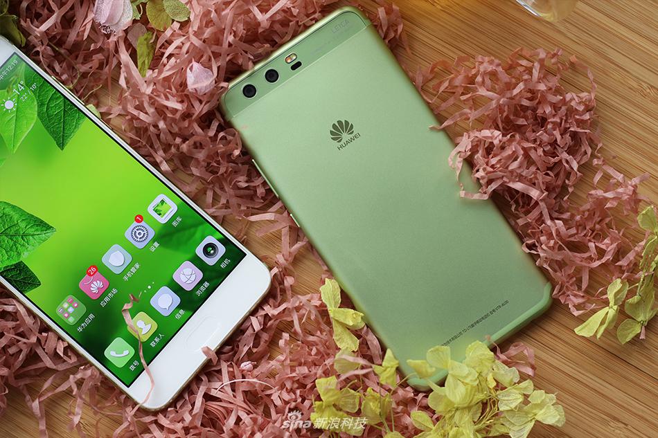 与潘通合作2017手机流行色 华为HUAWEI P10草木绿高清图赏