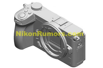 尼康两款APS-C画幅无反相机外观设计专利