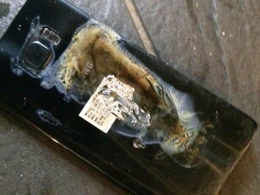 ����Note7̨����ը Ů����ƨ�ɲ�㱻ը����