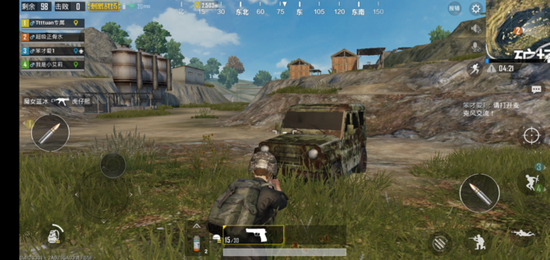 ▲OPPO R15《绝地求生：刺激战场》截图