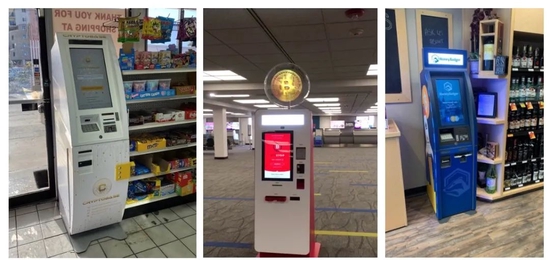 迈阿密城市里的一些数字货币ATM机，图片来自谷歌地图及Lindsey提供