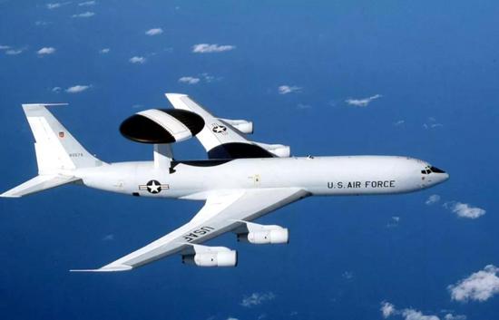 E-3“望楼”空中警戒与控制系统AWACS(图片来自网络)