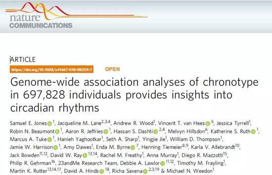 早上起不来？是啊，有300多个基因不配合基因位点遗传变异睡眠