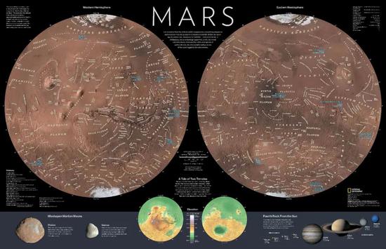 火星地图变形记