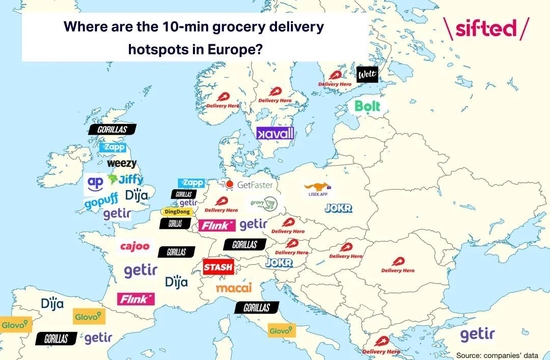 Delivery in Europe