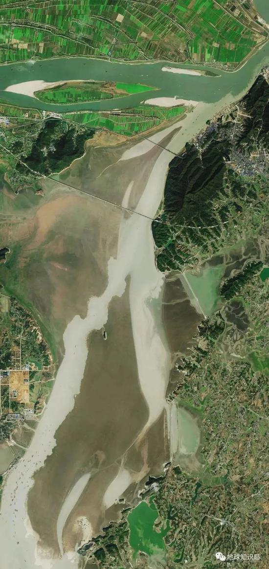 鄱阳湖又将给长江带来总水量的15.5%的径流（图片：tianditu.gov.cn）