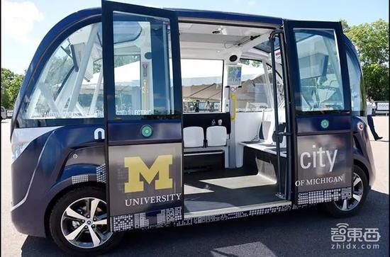 图片为Mcity的测试车