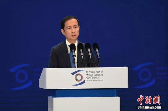 ▲ 阿里巴巴集团董事局主席、首席执行官张勇。中新社记者 崔楠 摄