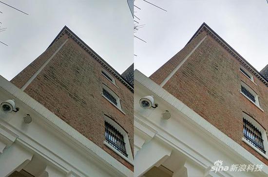 左为默认状态,右为炫彩模式