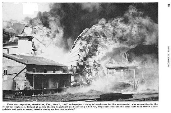 面粉厂发生爆炸（图片来源：wiki）