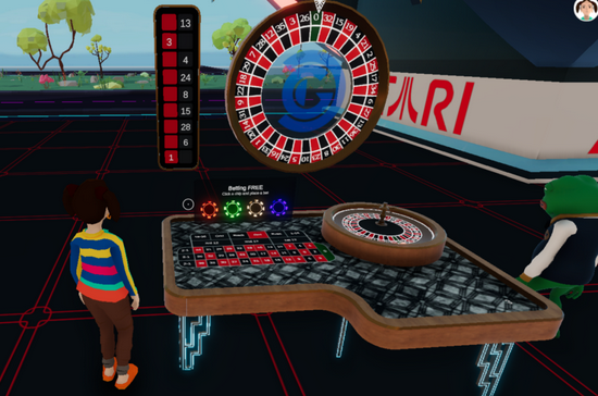 图注：元宇宙博彩游戏场所