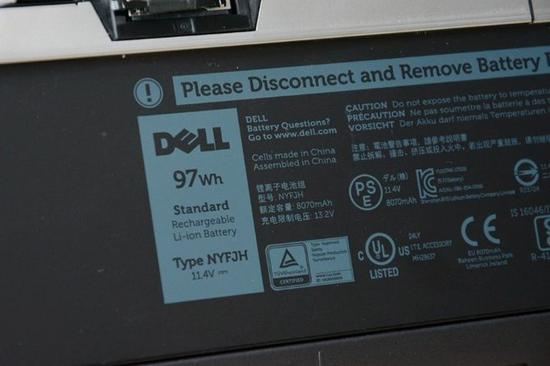 戴尔Precision 7530内置锂电池