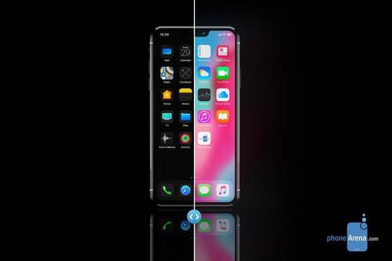 iOS 13黑暗模式(图取自phonearena)