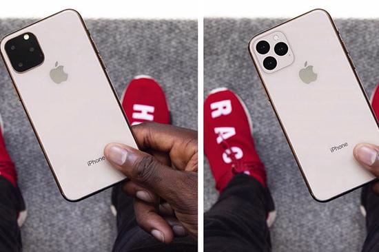 左:全黑的镜头模组