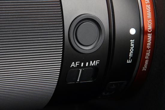 索尼FE 35mm F1.8镜身按钮和开关