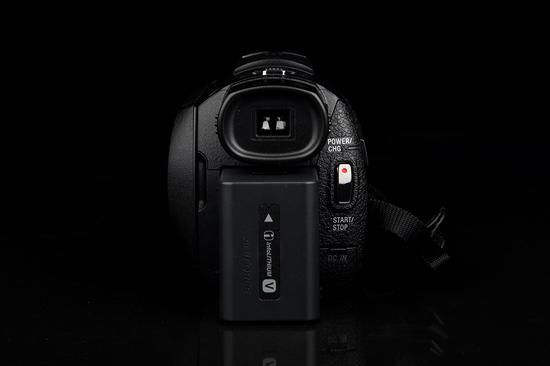 索尼4K摄像机AX60机身背面