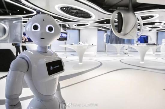 ▲5G实验室内部环境 来源:SOHO中国官方微博