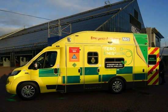 第26届联合国气候变化大会展出的零排放汽车/视觉中国