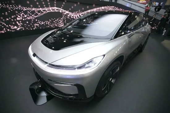 亮相在2017年CES展上的FF 91,图源Faraday Future