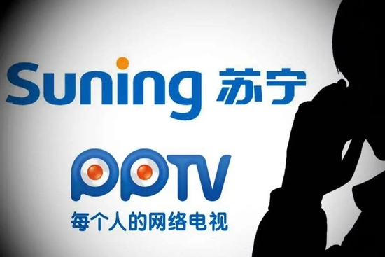 ▲图：苏宁、PPTV