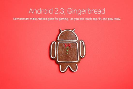 Android 2.3代号Gingerbread(姜饼)