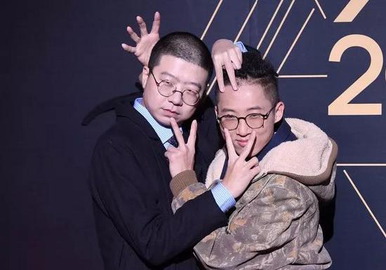 ▲2017年12月3日，李诞和池子出席腾讯视频星光大赏（图/图虫创意）