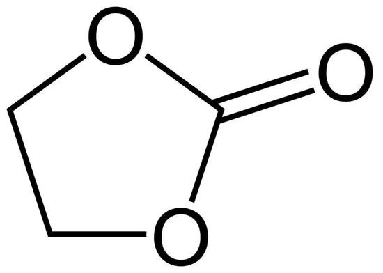  碳酸乙烯酯（Ethylene Carbonate），熔点：34~37℃