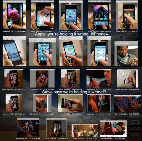 ▲ iPhone 4 的死亡一握,成为了这款产品永远不被忘记的烙印。