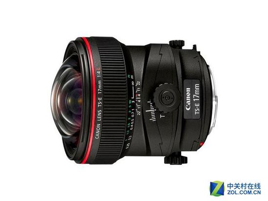 图为佳能TS-E 17mm f/4L移轴镜头