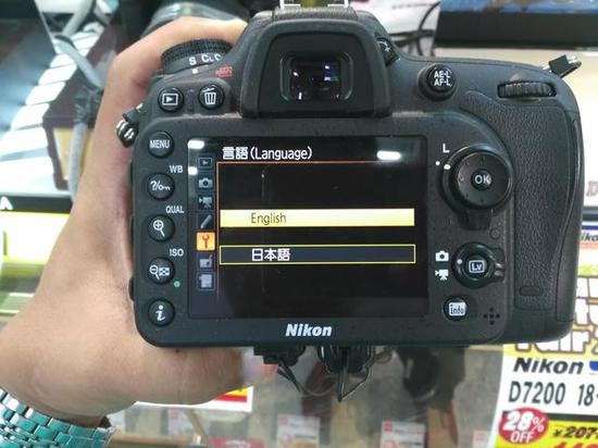日本代购相机最近越来越流行,日版相机很多没中文一定要注意