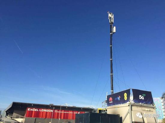 华为给EE建的5G基站
