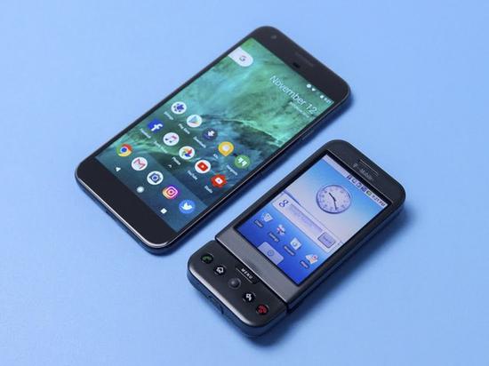 谷歌Pixel和第一款安卓机HTC G1