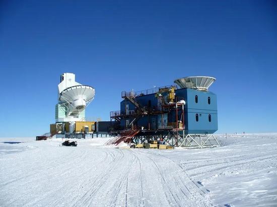 位于南极的BICEP观测站丨图源：维基百科