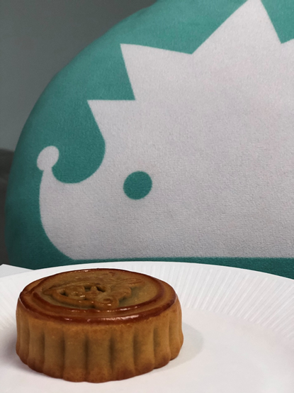 百度月饼定妆照，图片由栗子拍摄