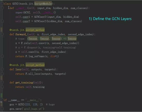 图13在PyTorch On Angel上实现GCN的例子
