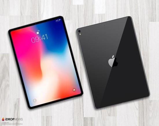 2018款iPad Pro渲染图