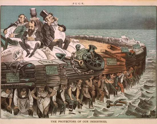 工厂的保护者,Bernhard Gillam,1883年
