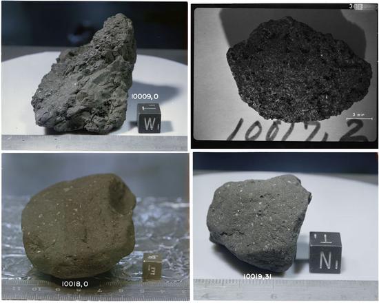 阿姆斯特朗第三次收集的月面样本示例。来源:NASA