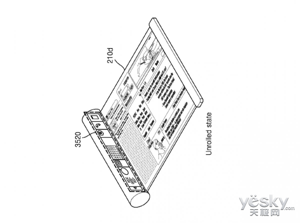 三星折叠屏手机和抽拉式平板设计专利被曝光1