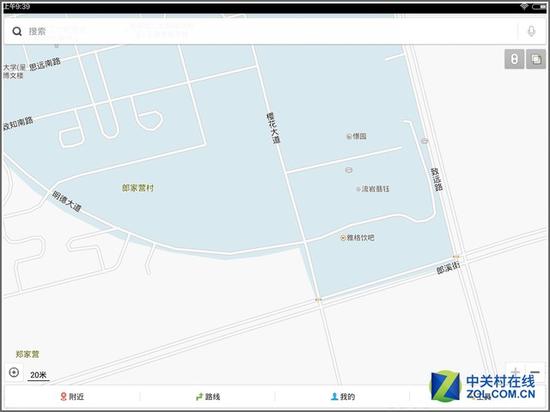 小米平板2评测 百度地图HD版非常流畅