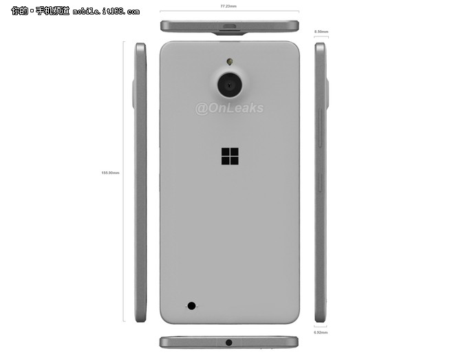 拍照或是卖点之一 Lumia 850配金属边框0