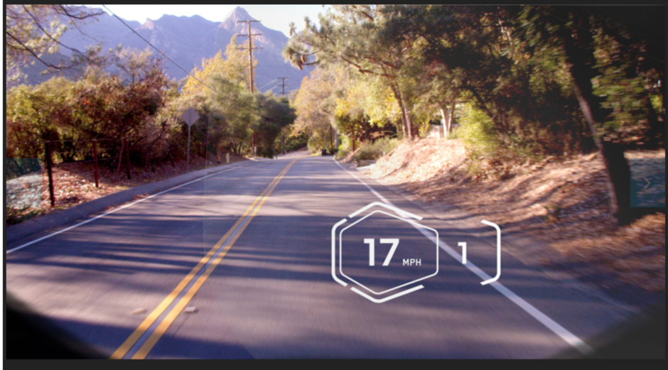 宝马HUD头盔配显示器和摄像头