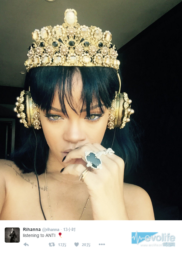 价值8895美元耳机听Rihanna新专辑什么感觉|耳