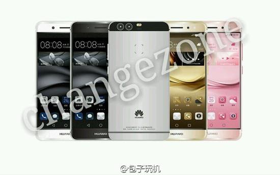 华为P9渲染图曝光:五种配色+双镜头第1张图 华为P9渲染图曝光:五种配色+双镜头第1张图