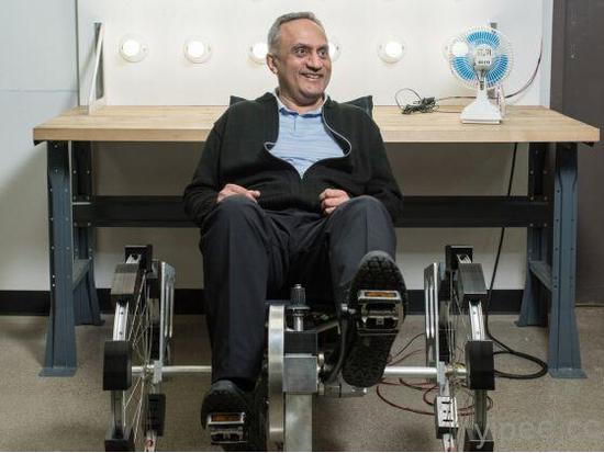 骑自动发电脚踏车 省掉一笔巨额电费|发电|发电