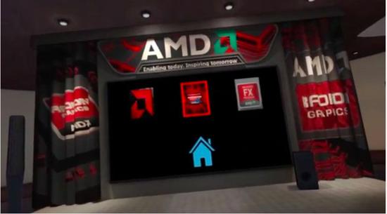 未来视频这样看 AMD虚拟休息室放视频