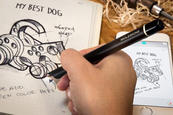 Moleskine智能书写套件手写数字化|手写笔|智能|笔记本_新浪科技_新浪网