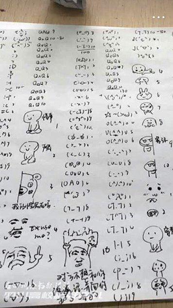 累觉不爱，大学生因迟到被罚抄一千个“表情包”